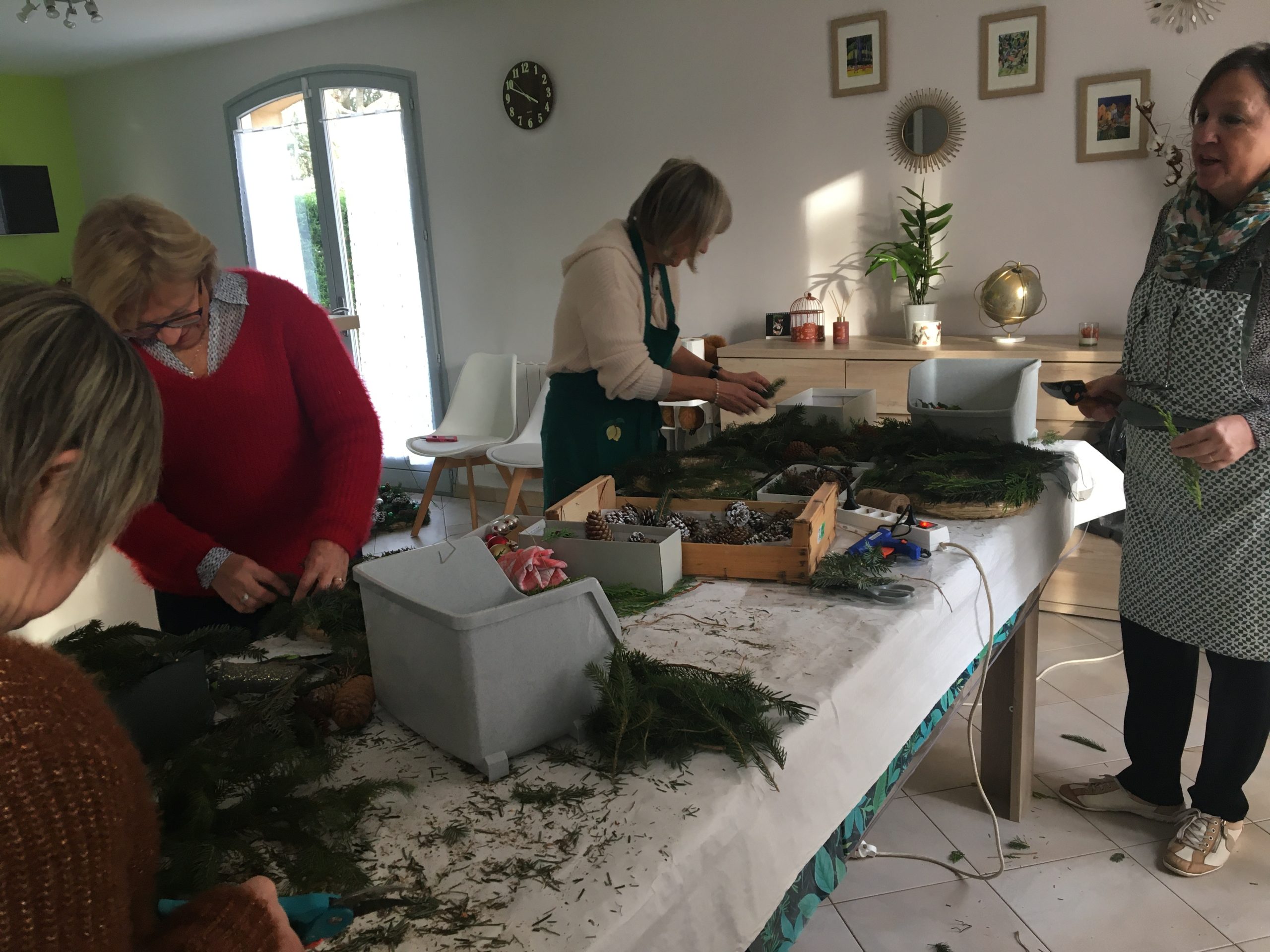 Atelier Couronnes de l&rsquo;Avent